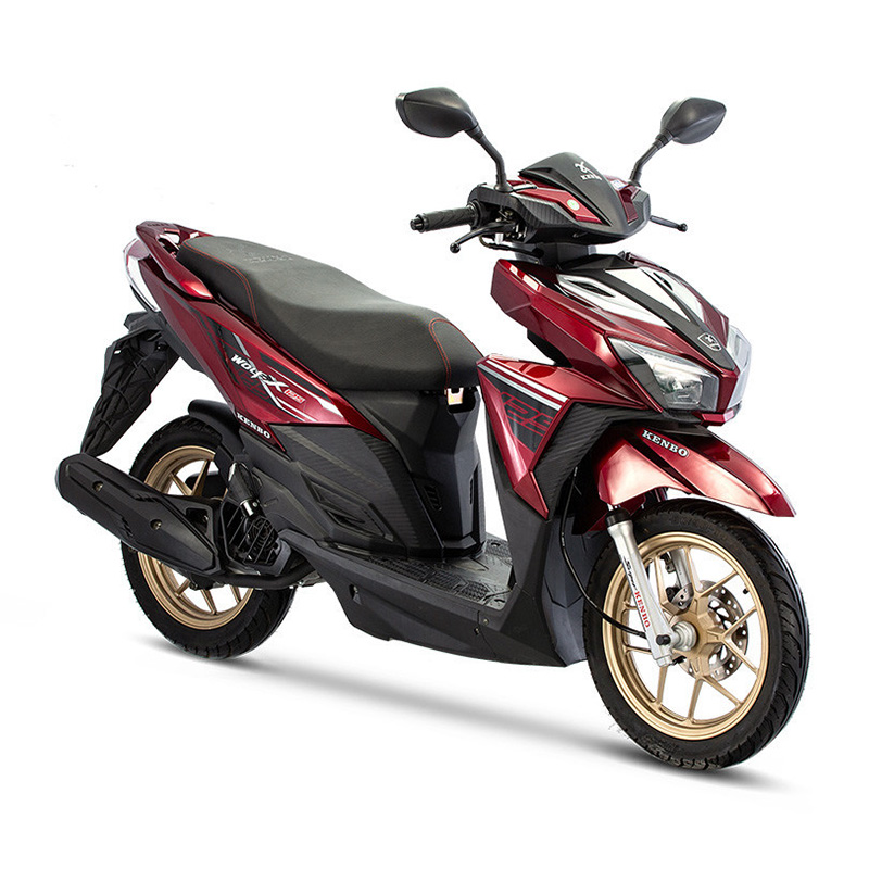 دراجة نارية سكوتر بسعة 150cc ذئبX- بأجهزة ميكانيكية بإضاءة باردة